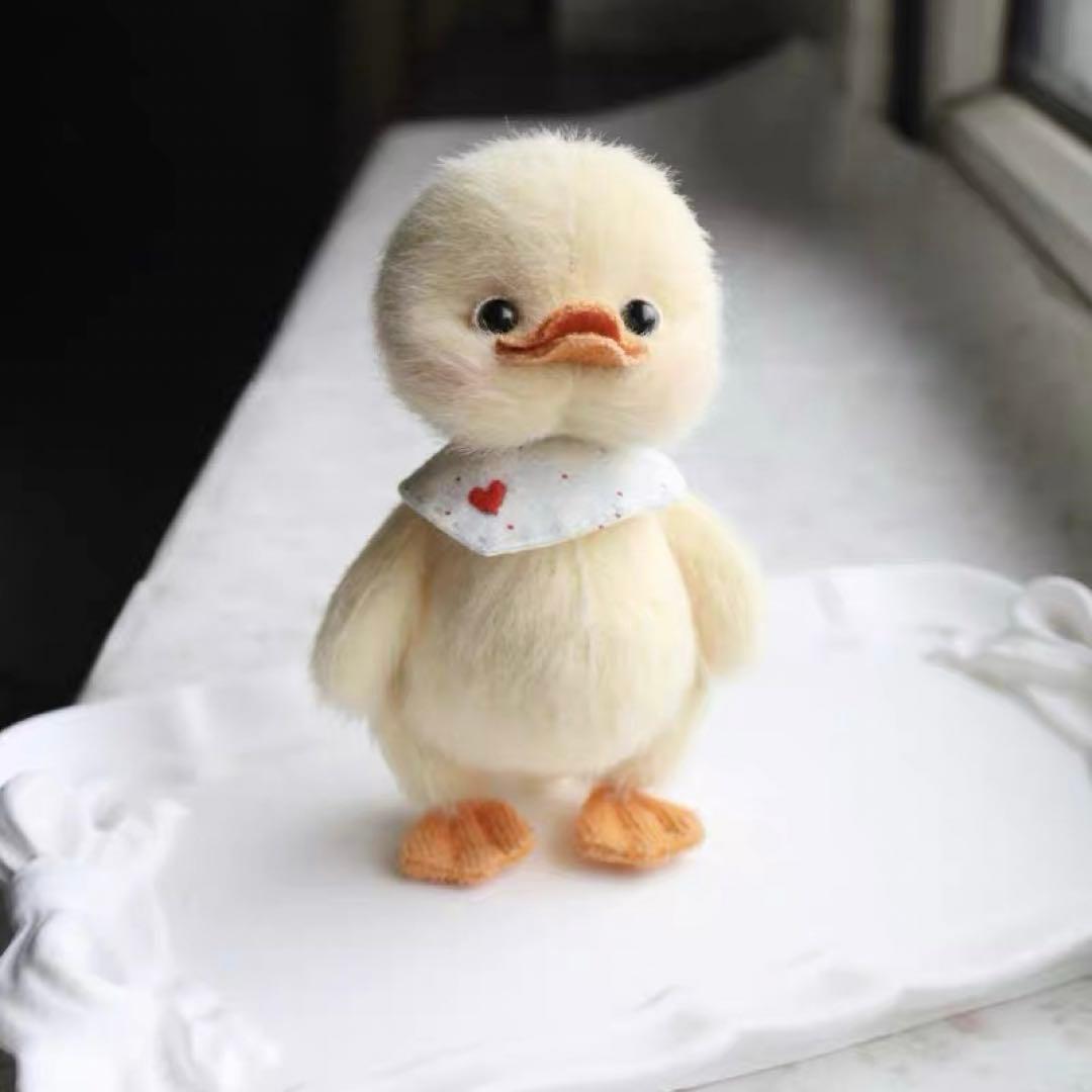まんまるお目目のベイビーアヒル アーティストベア 海外作家 ハンドメイド