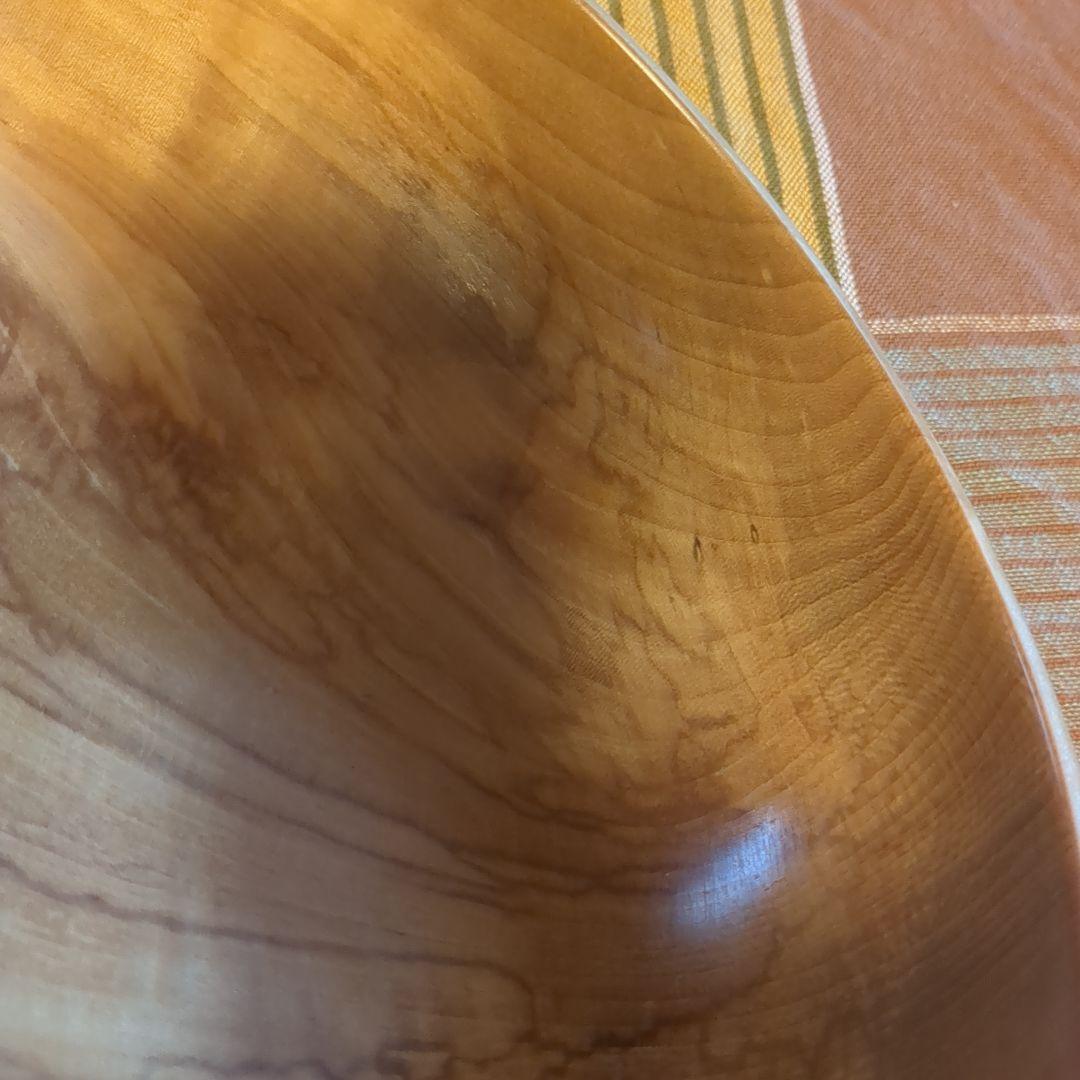 とち　サラダボール　手作り木工