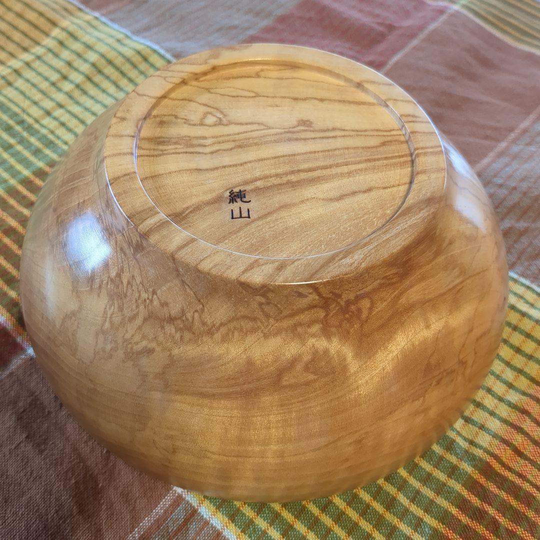 とち　サラダボール　手作り木工