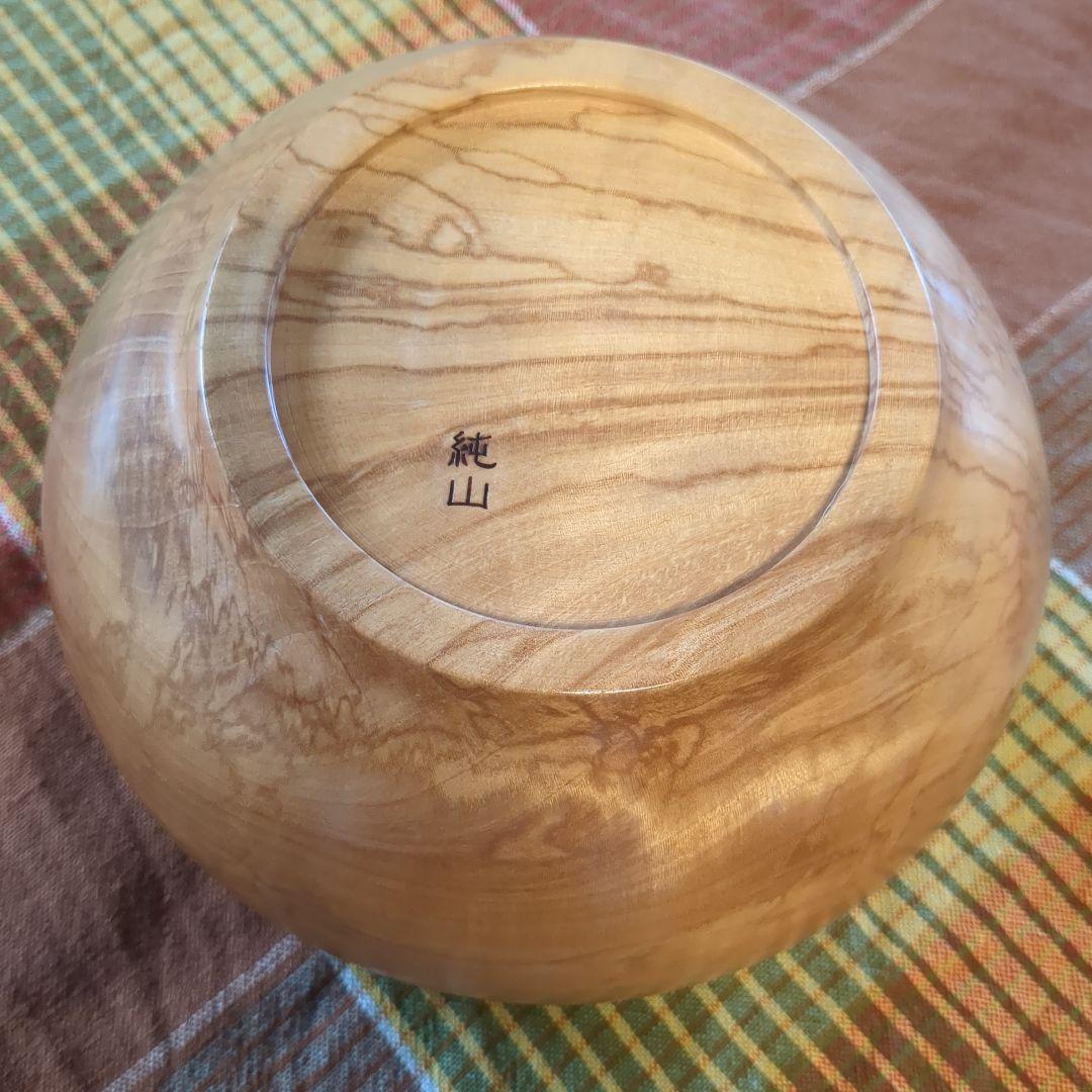 とち　サラダボール　手作り木工