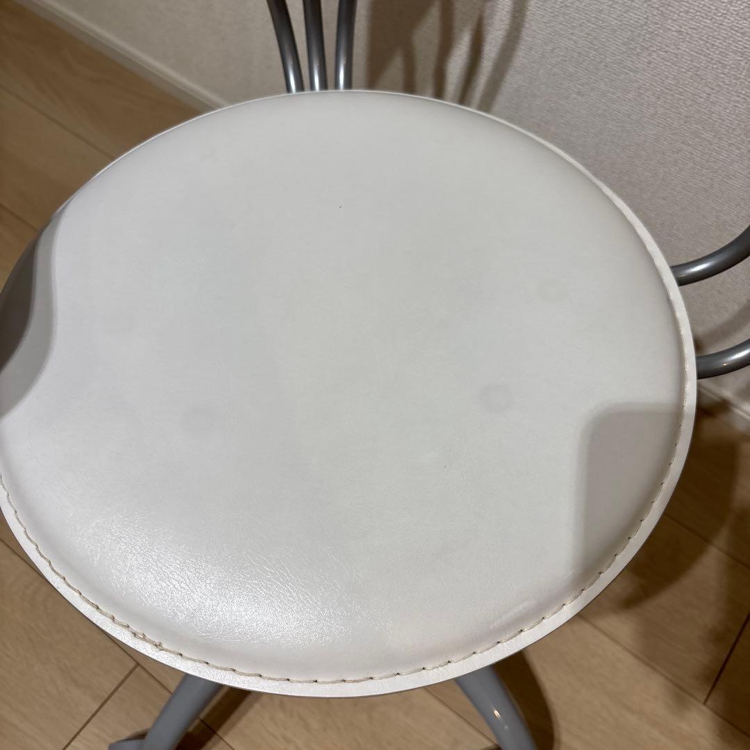 昇降式本革レザーチェア　肘置き付き