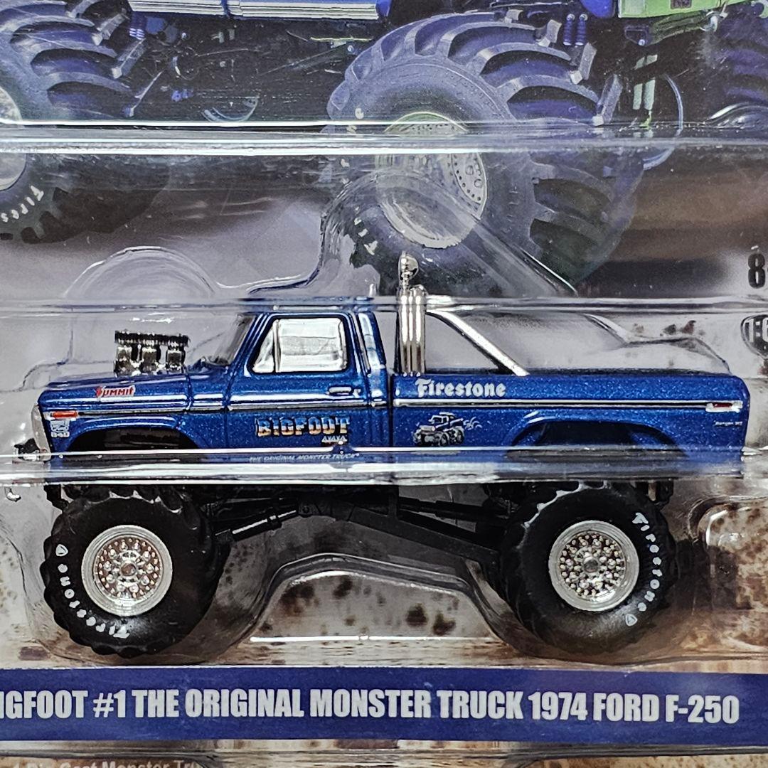 グリーンライト　ビッグフット　モンスタートラック　ビッグタイヤ　1/64