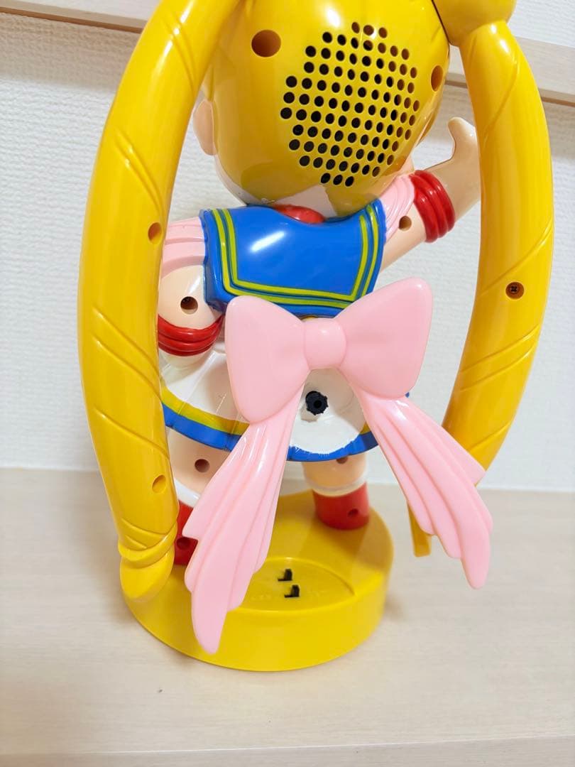 【未使用に近い】セーラームーン フィギュア型時計 おしゃべり目覚まし時計 希少