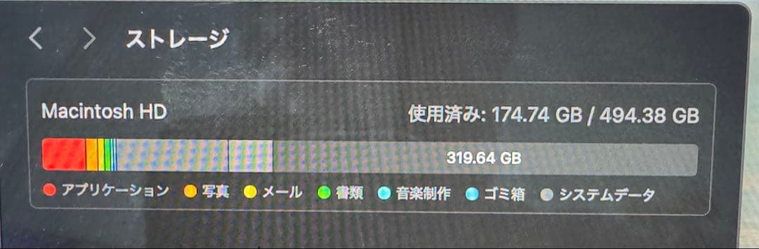 MacBook本体 Macbook Pro 2020 M1 16GB/512GB