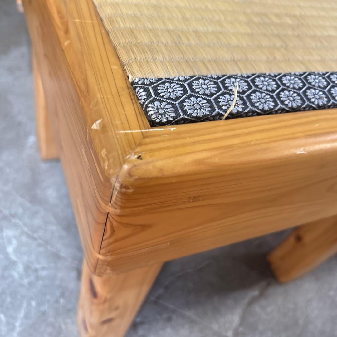 とちの木　畳スツール　畳付イス　①