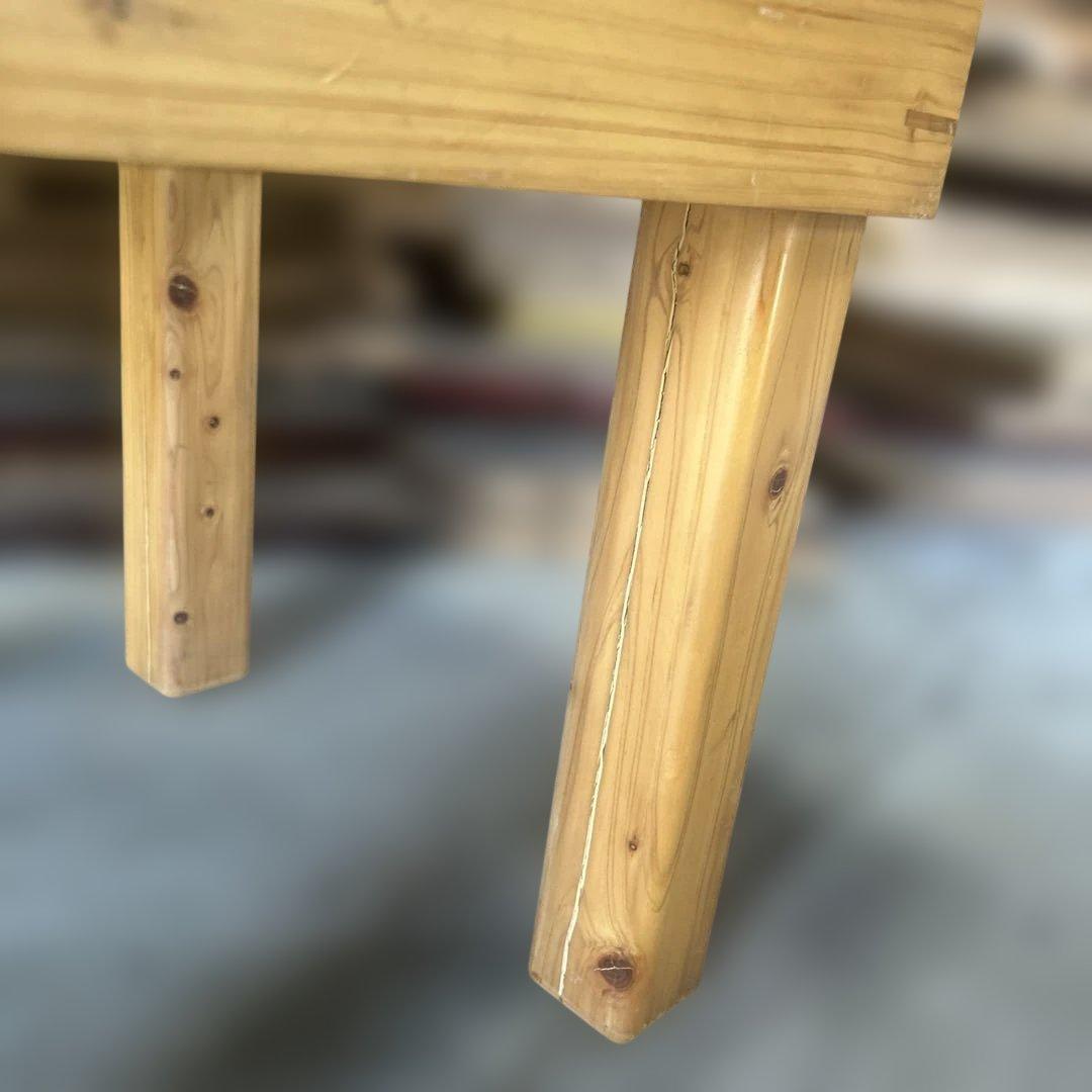 とちの木　畳スツール　畳付イス　①