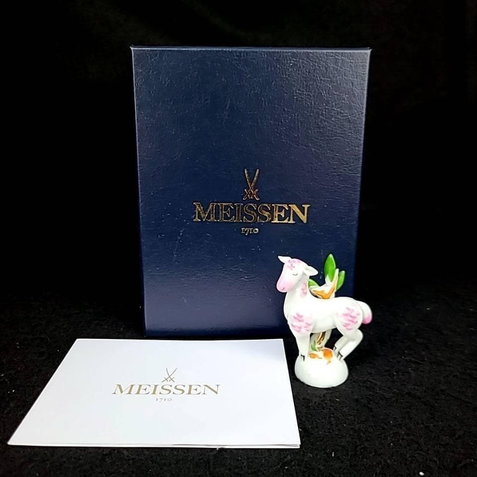 ●美品◇マイセン　干支 置物 ひつじ　未年　箱つき　羊 1