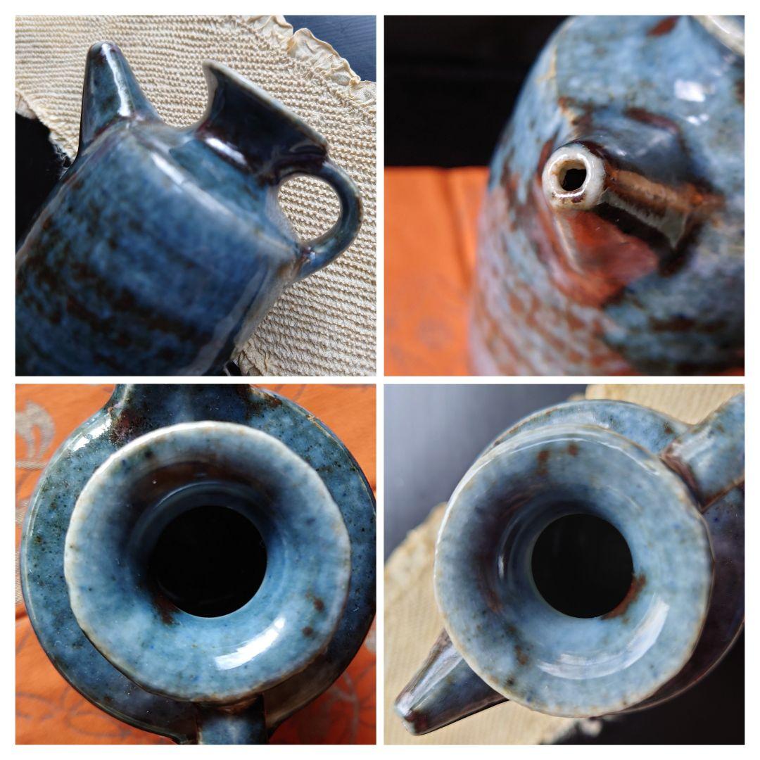 河井武一　民藝　酒器セット　徳利と猪口　河井寛次郎に師事　バーナード・リーチ