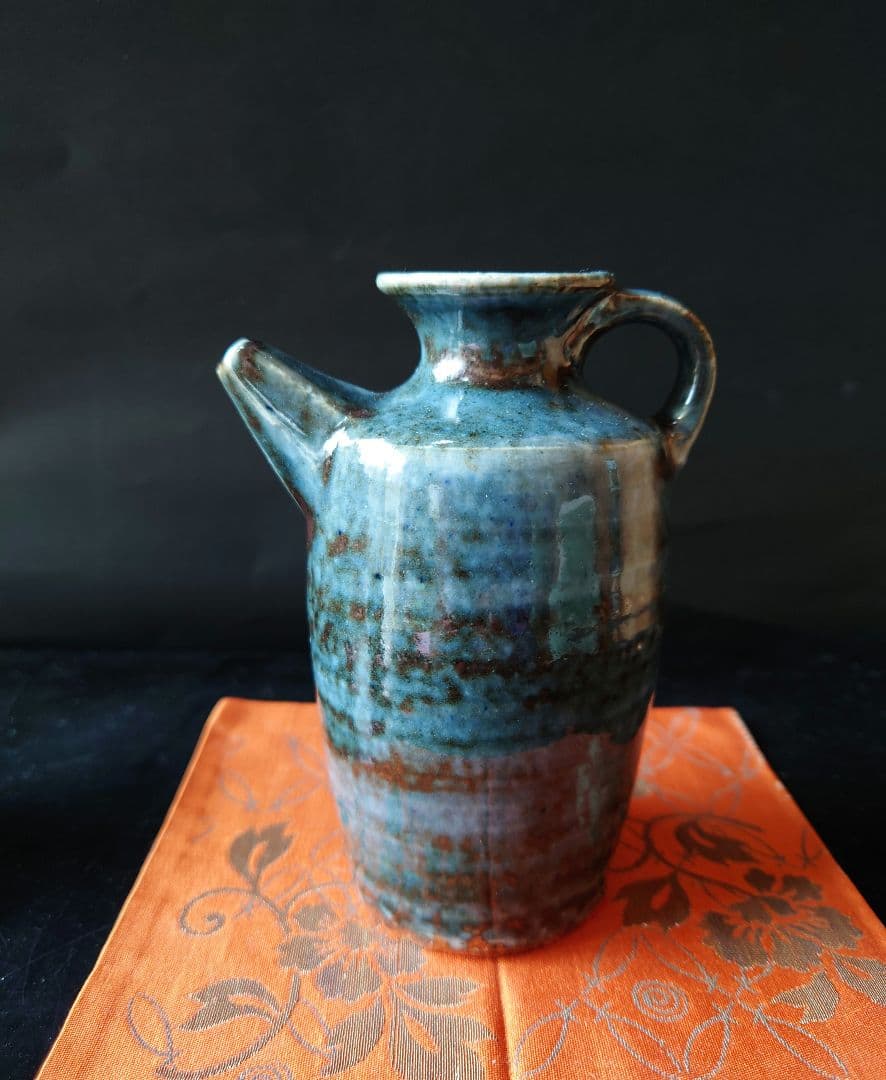 河井武一　民藝　酒器セット　徳利と猪口　河井寛次郎に師事　バーナード・リーチ