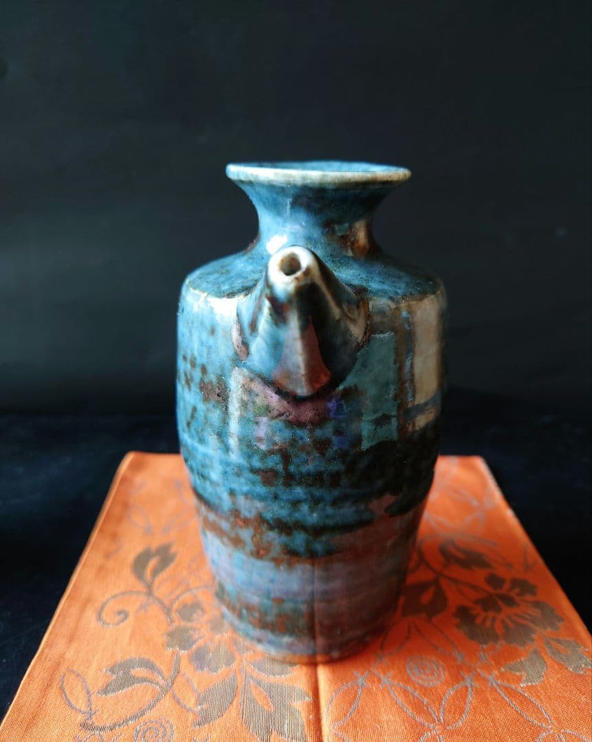 河井武一　民藝　酒器セット　徳利と猪口　河井寛次郎に師事　バーナード・リーチ