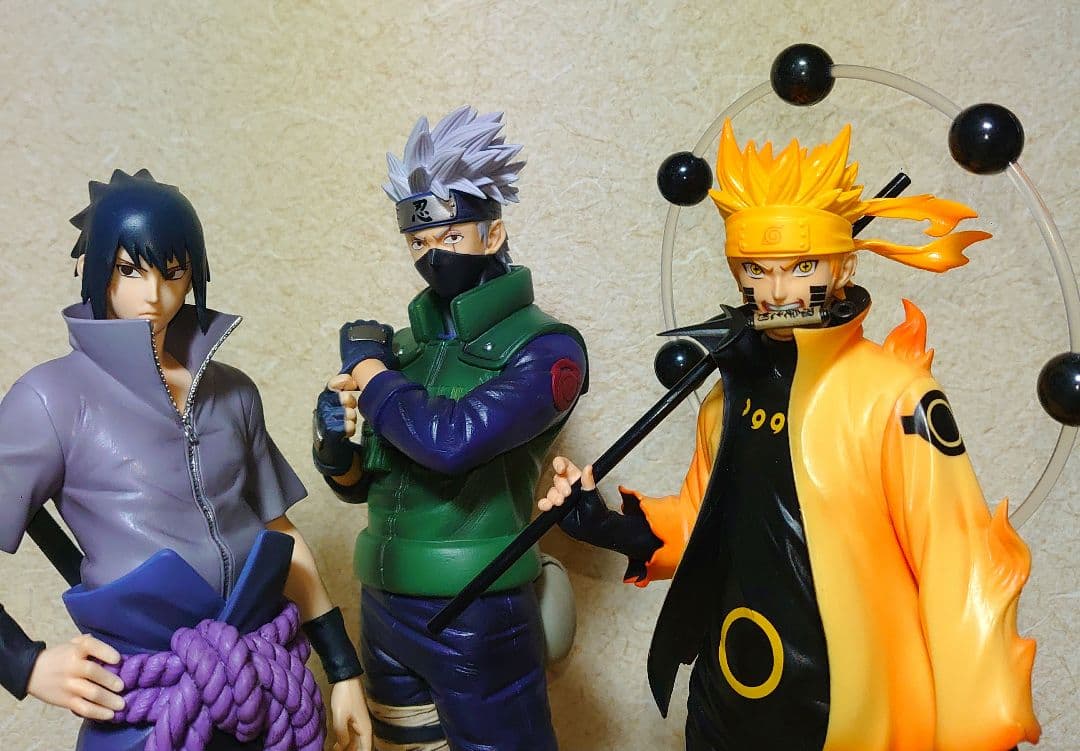 一番くじ NARUTO 紡がれる火の意志 A賞 うずまきナルト サスケ カカシ