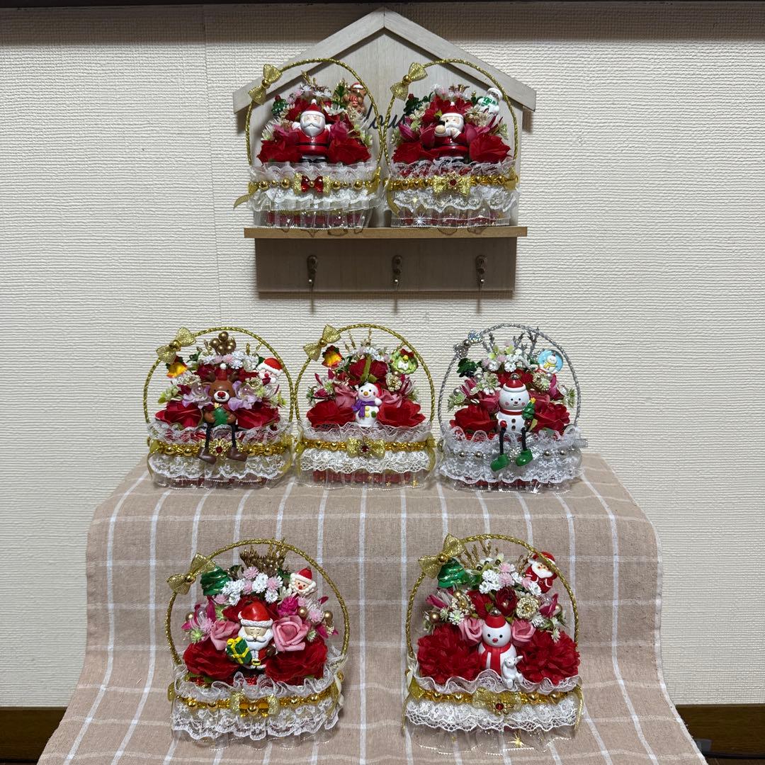 耀綺　クリスマス　　フラワーソープバスケット
