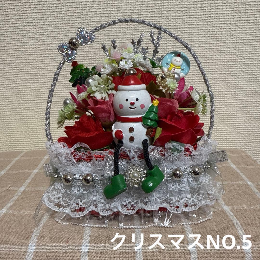 耀綺　クリスマス　　フラワーソープバスケット