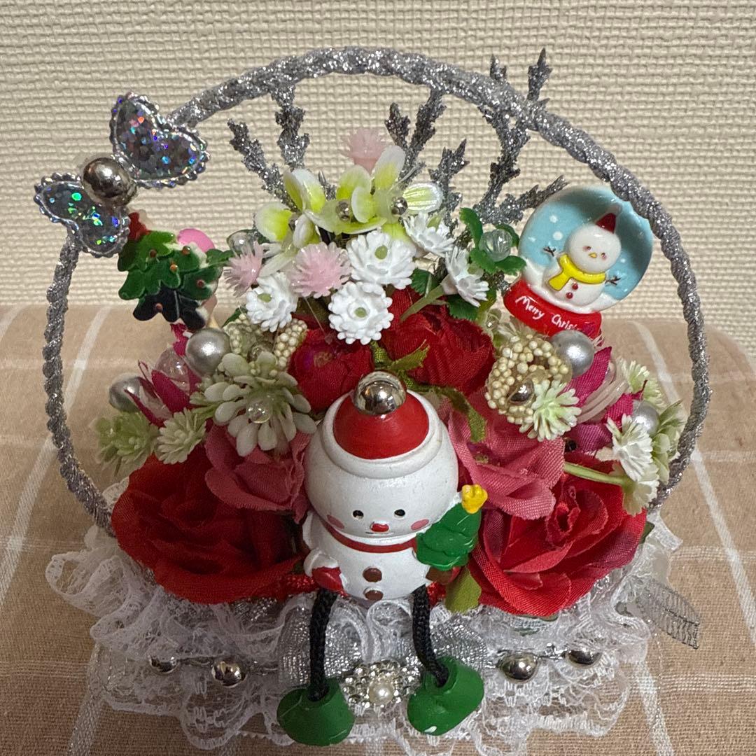 耀綺　クリスマス　　フラワーソープバスケット