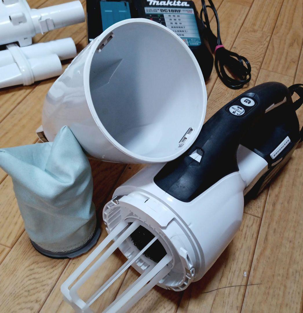 マキタ18V充電式クリーナーCL281FD サイクロン、バッテリー、充電器付