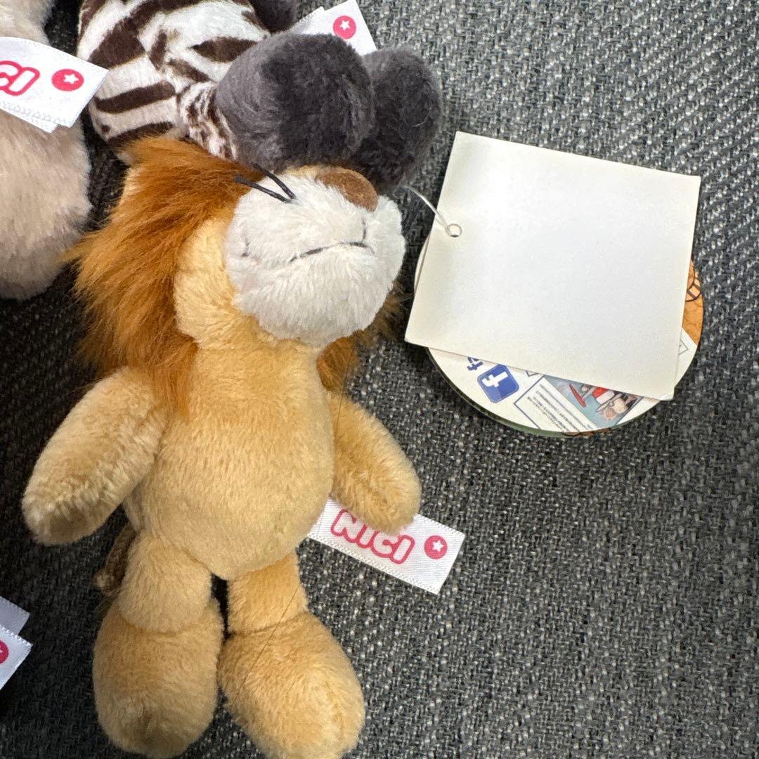 タグ付き！　NICI ニキぬいぐるみキーホルダー　７点セット