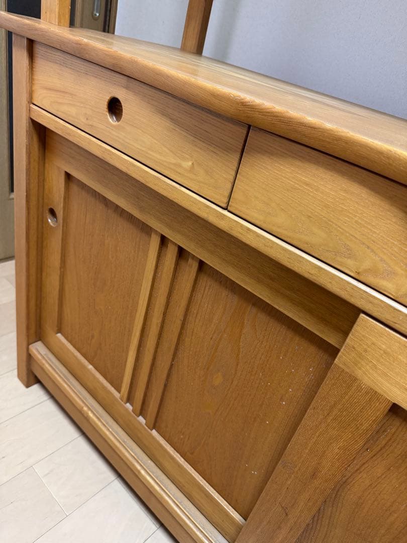 食器棚 大塚家具　無垢　中古品