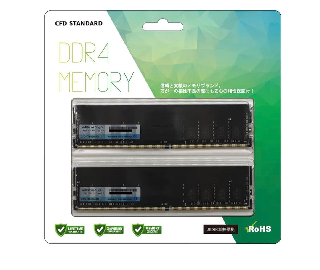 新品　メモリ DDR4 3200 8GB×2枚 CFD販売 デスクトップ用