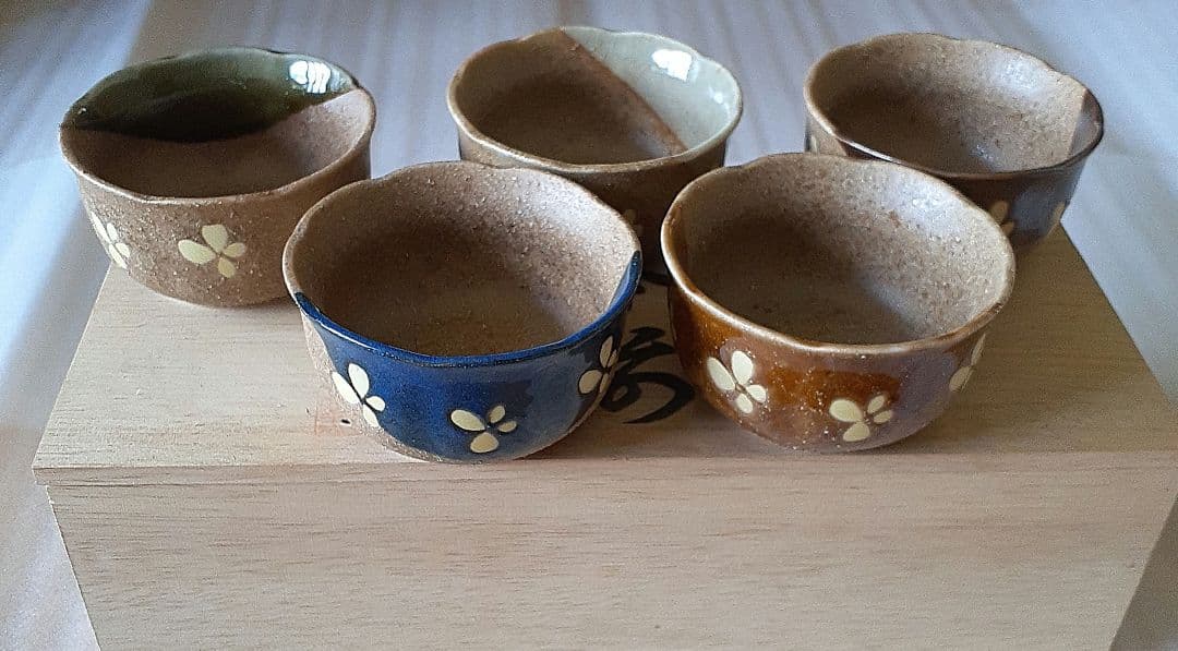 小鉢揃　５つセット　釉薬　うわぐすり