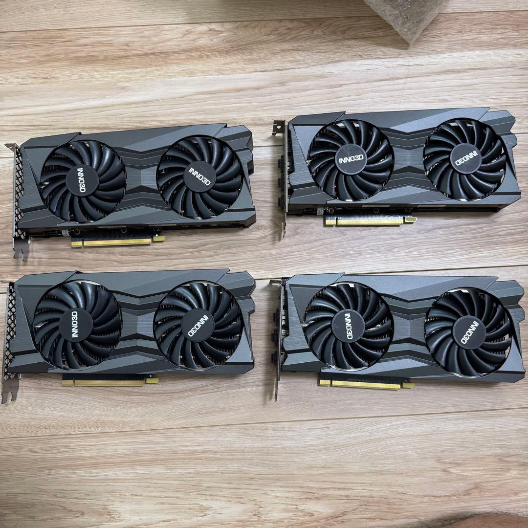 【動作確認済】Inno3d RTX 3060 Ti 11個セット