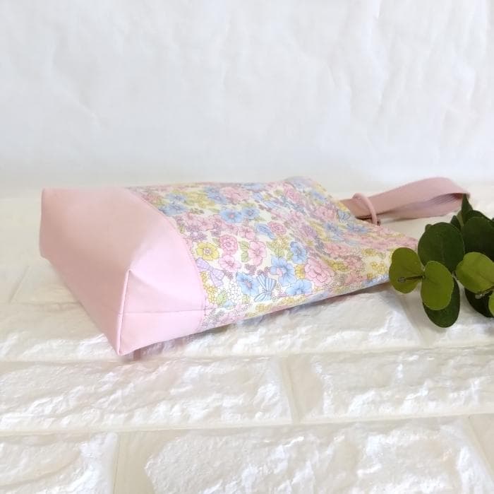 《 送料無料 》 通園 通学 3点セット 花 と リボン ピンク　＃n1326