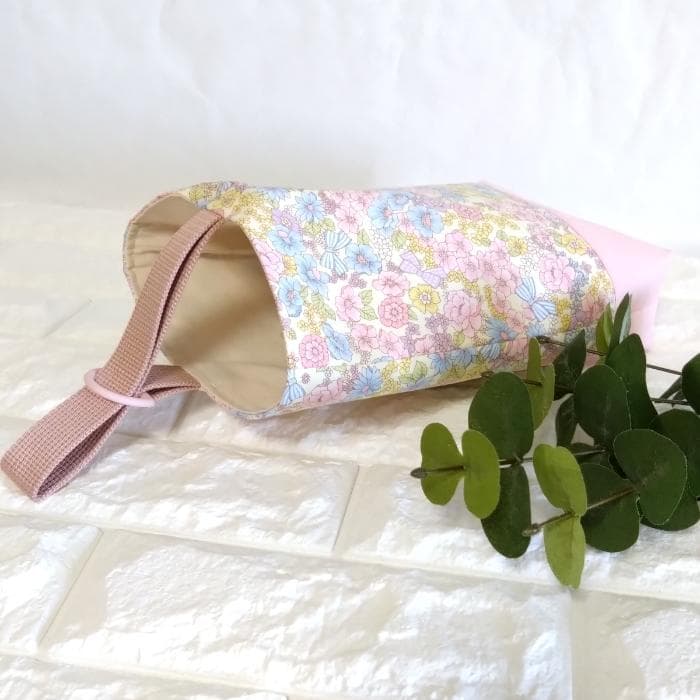 《 送料無料 》 通園 通学 3点セット 花 と リボン ピンク　＃n1326