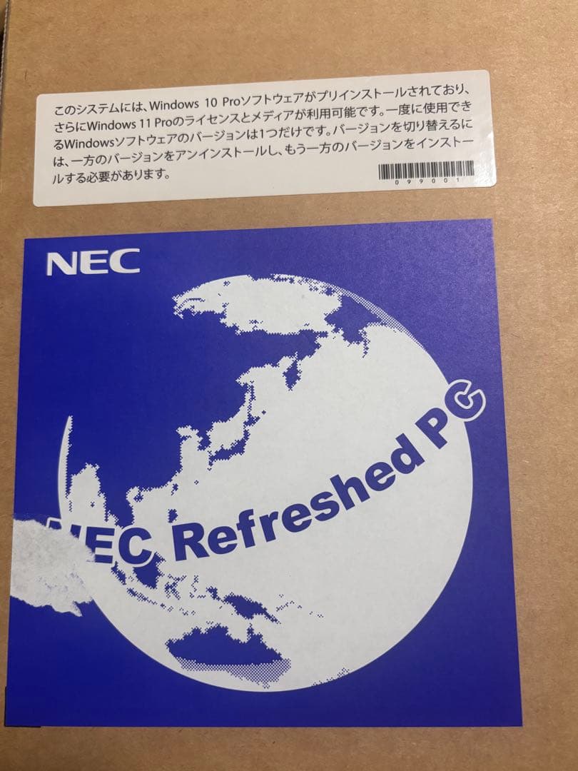 Windowsノート本体 NEC VersaPro PC-VJT42FZFB