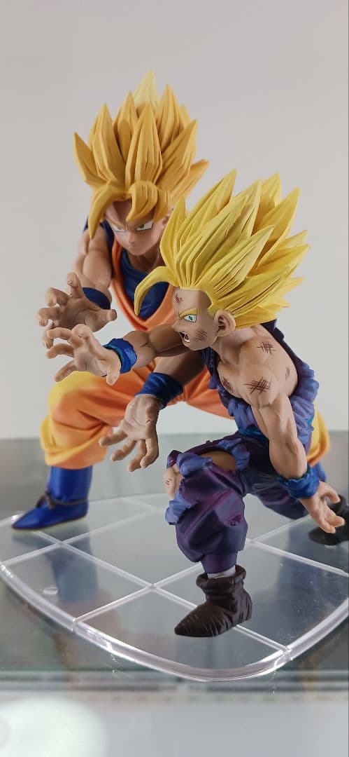 ドラマティックショーケース　孫悟空 孫悟飯 親子かめはめ波 セル　３体セット