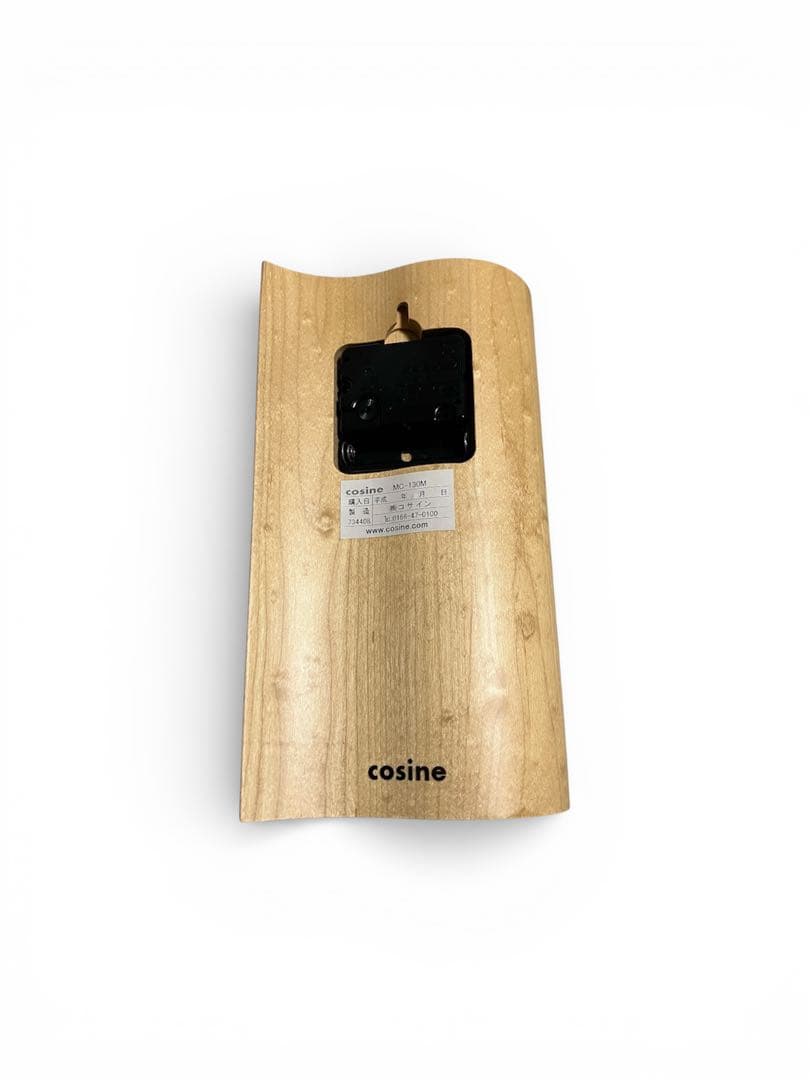 cosine 木製 掛時計 置時計 MC-130M 曲木デザイン 北欧