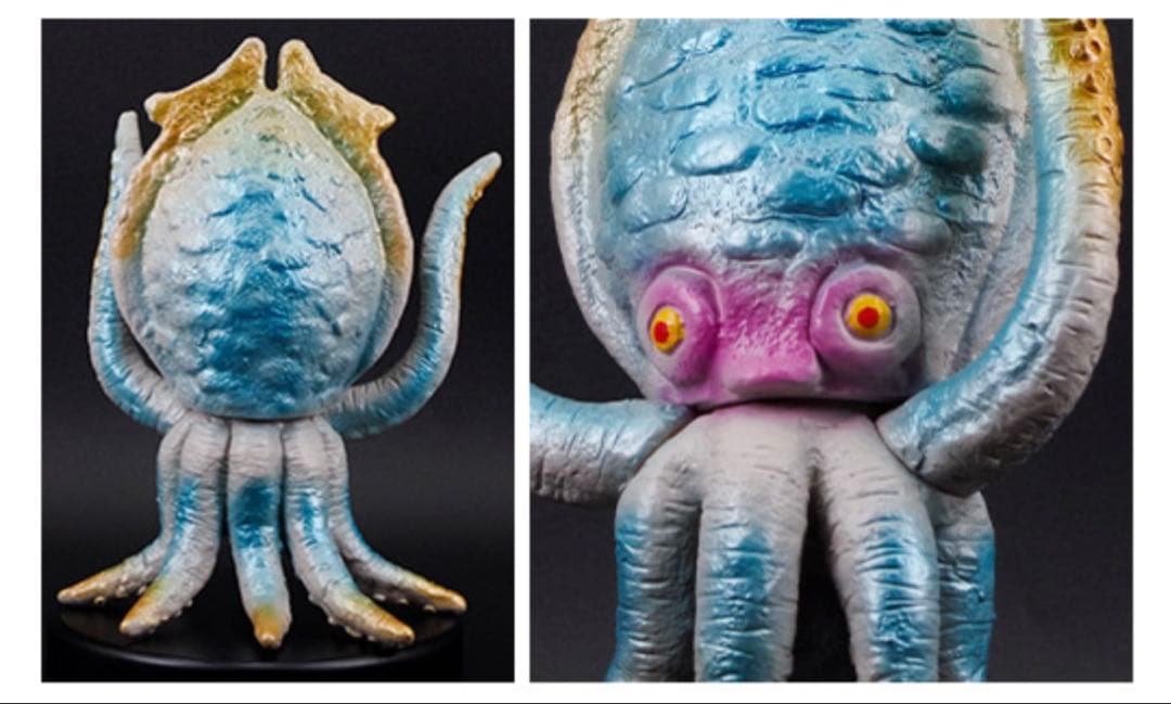 ブルマァクの怪獣シリーズ★ゲゾラ（ブルー）南海の怪獣対決 ソフビ