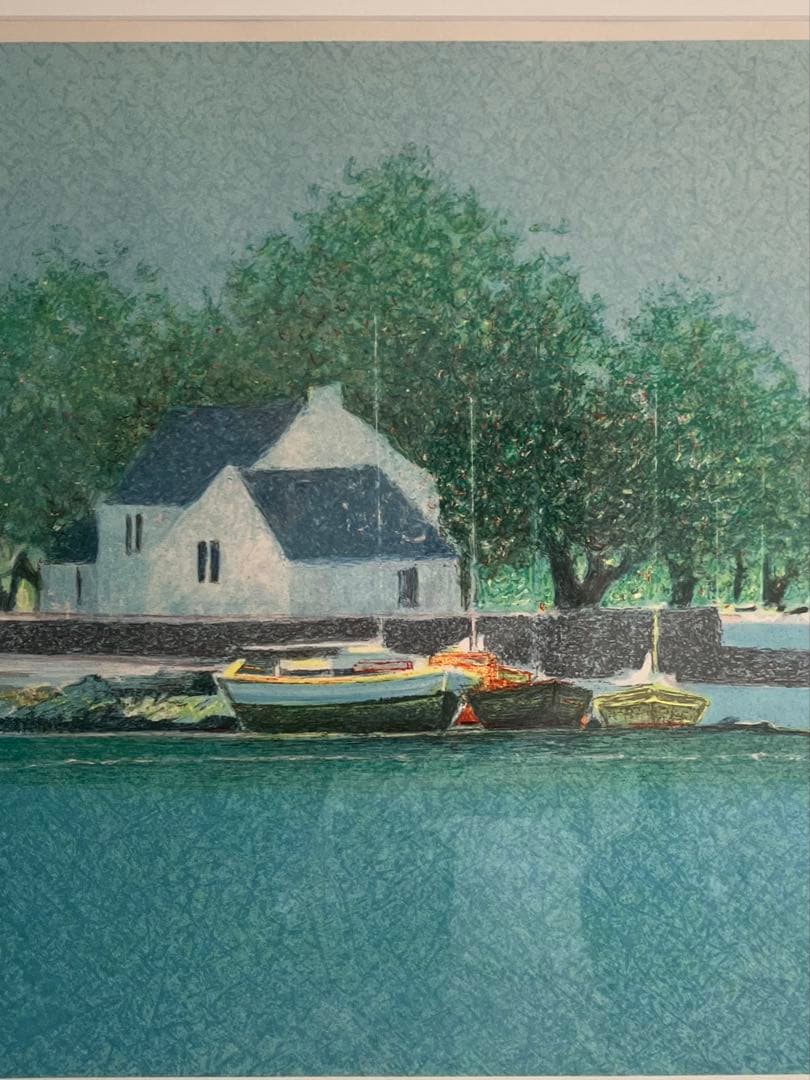 夏の絵アンドレ.ブーリエ絵画