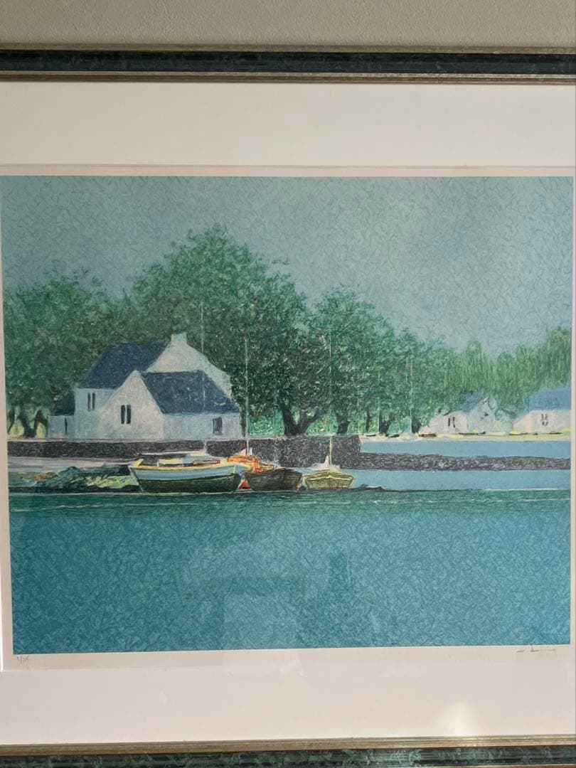 夏の絵アンドレ.ブーリエ絵画