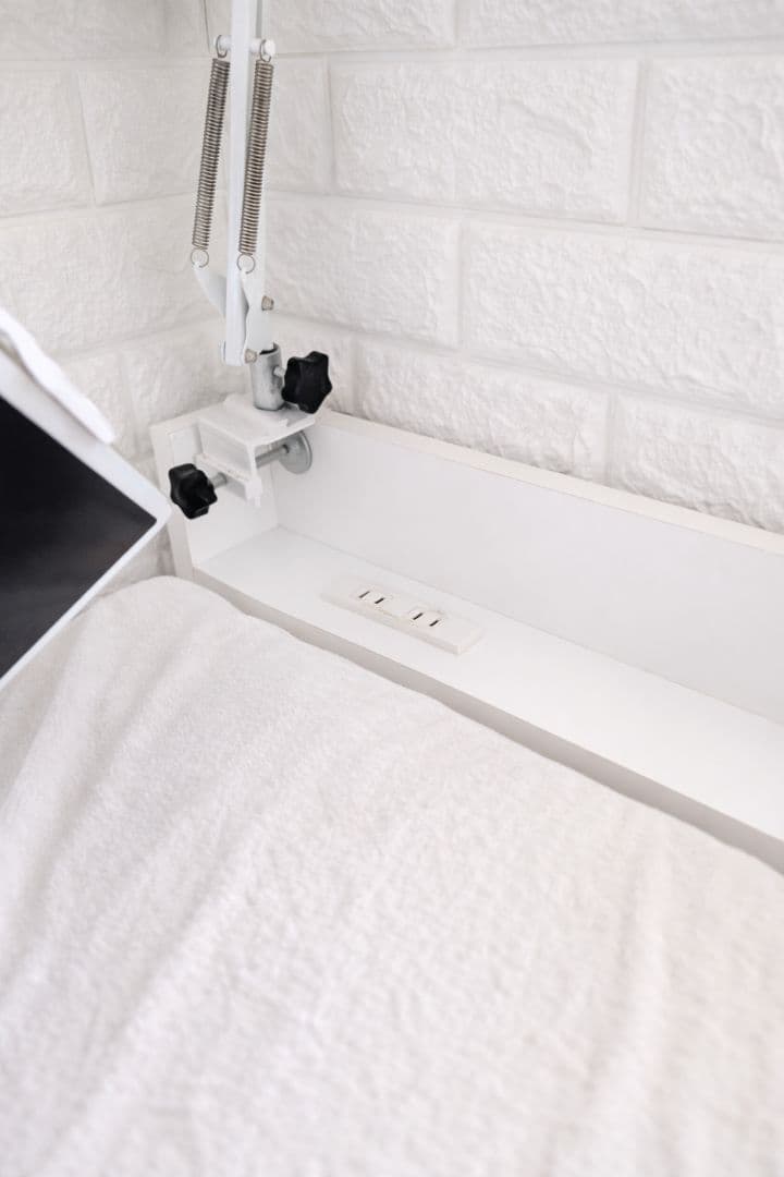 ホワイト ダブルベッド マットレス フレーム 引き出し付き