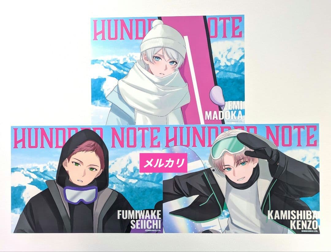 ハンドレッドノート　ネスト山荘の悲劇　A4クリアポスター　15種 コンプセット
