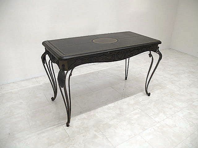 ネオクラシック様式コンソールテーブル ワークデスク 飾り台 W132ｃｍ