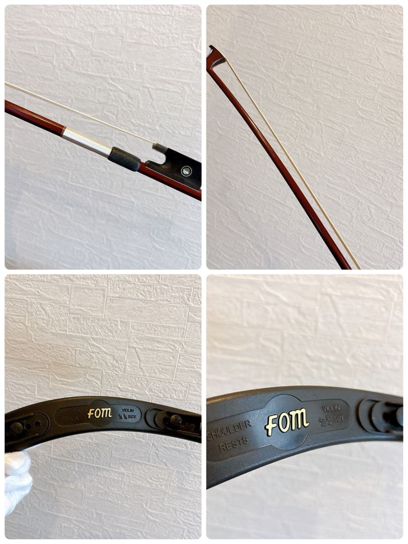 SUZUKI バイオリン No.330 4/4 1992年　弓 ケース 肩当て付