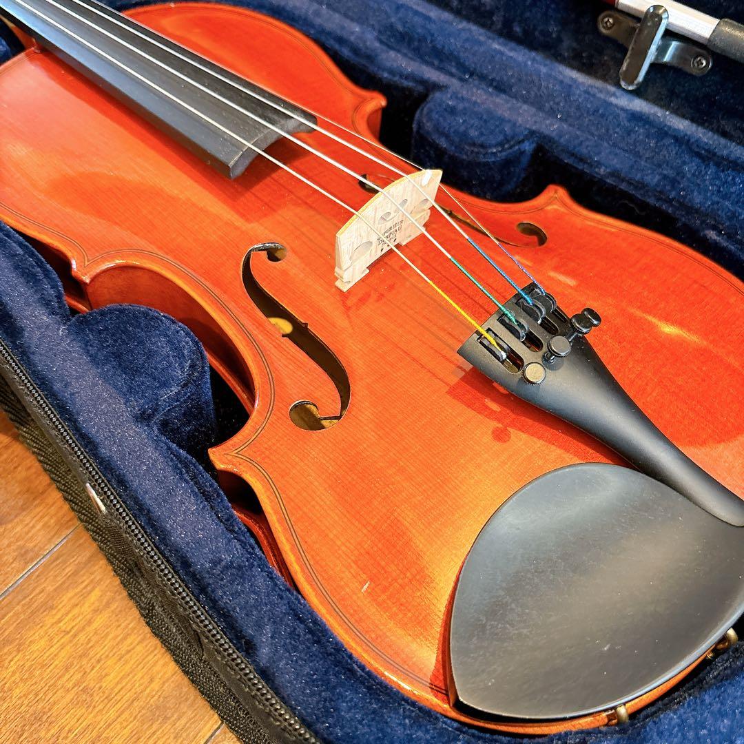 SUZUKI バイオリン No.330 4/4 1992年　弓 ケース 肩当て付