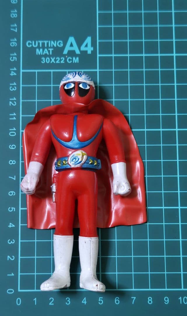 ポピー　カゲスター　ソフビ　オリジナルマント付き　当時物