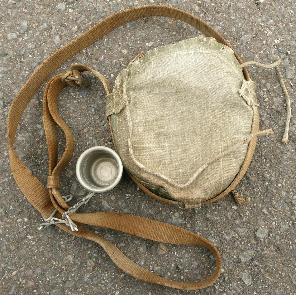 日本軍 海軍 水筒 末期型