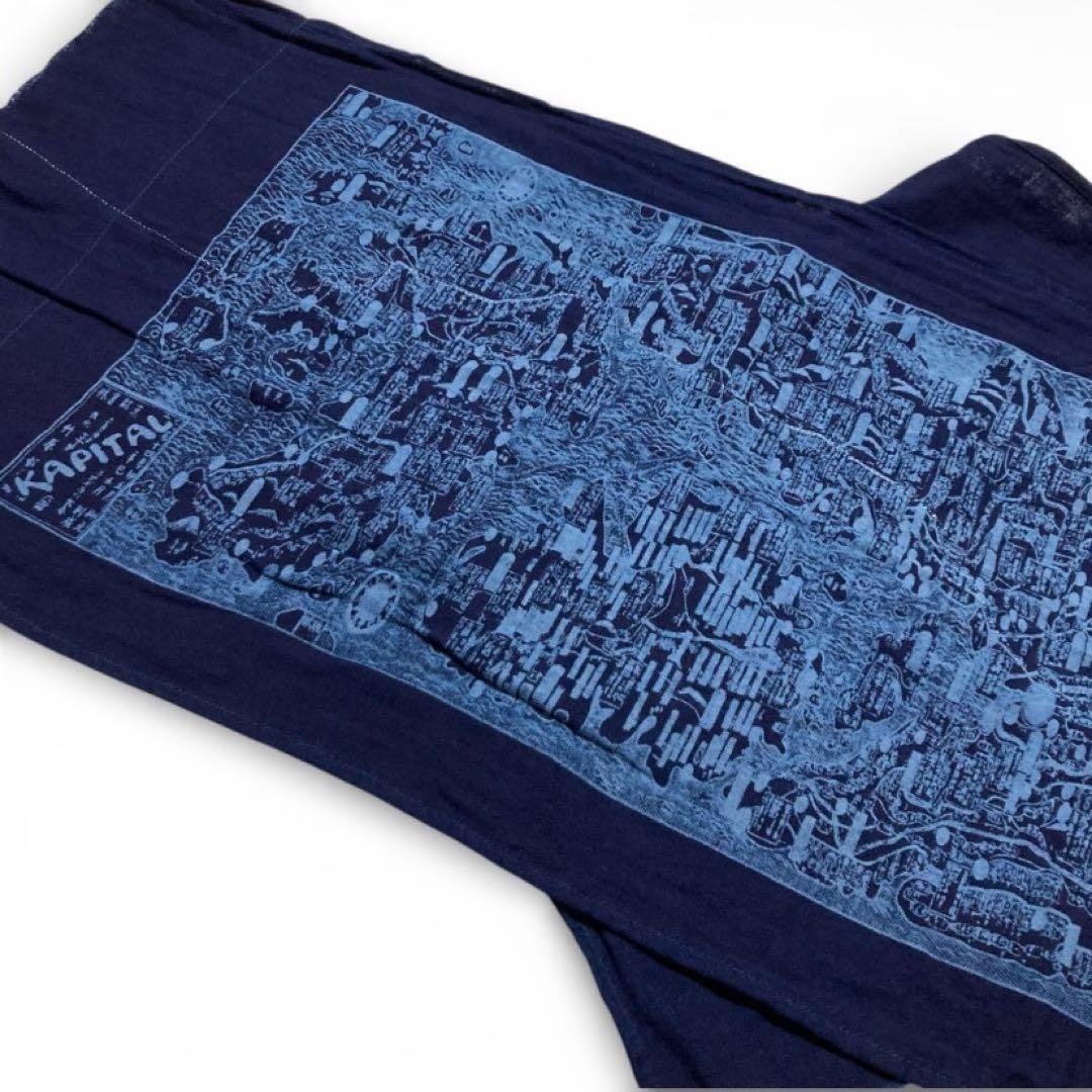 KAPITAL ストール コットン 手ぬぐい バンダナ 薄手