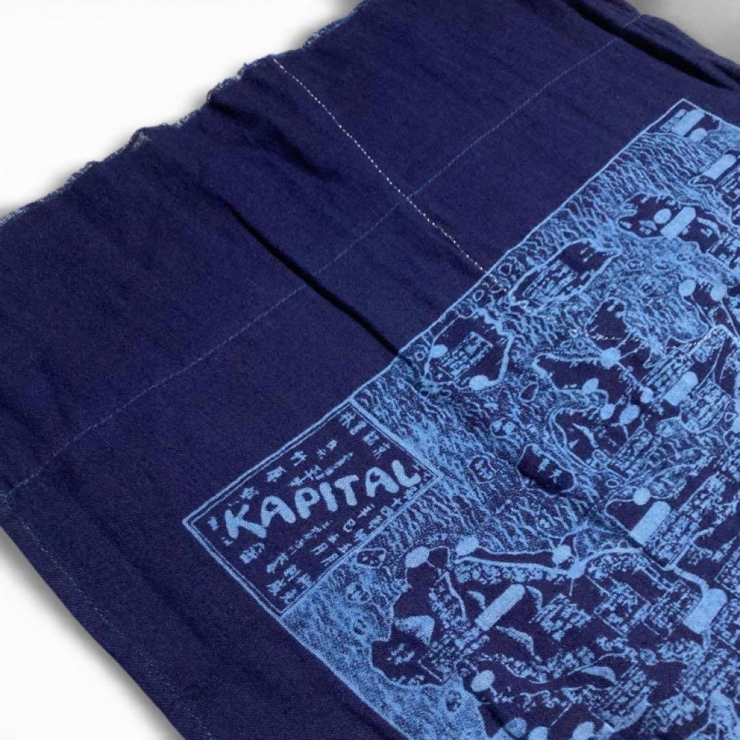 KAPITAL ストール コットン 手ぬぐい バンダナ 薄手