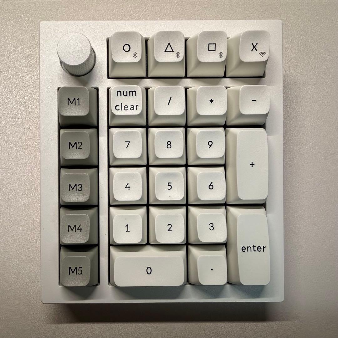 Keychron Q0 Max 茶軸（シェルホワイト） Q0M-P3
