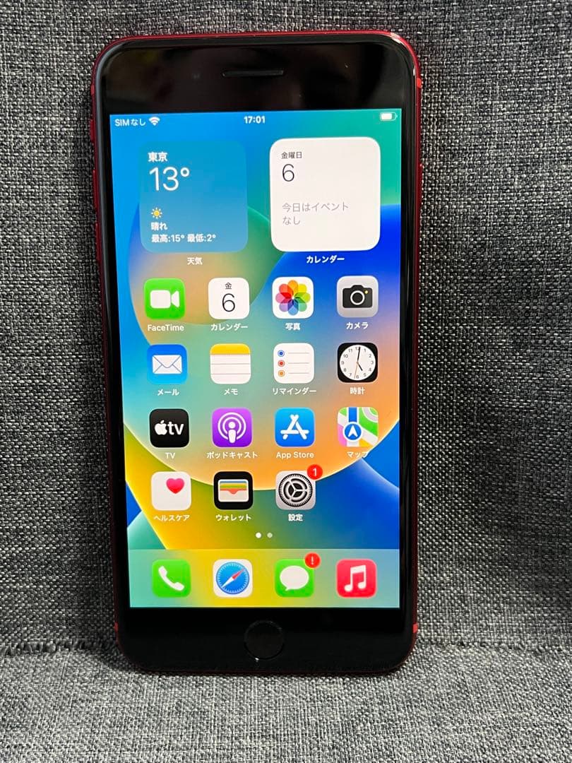激安　iPhone 8 Plus 64GB レッド　SIMフリー