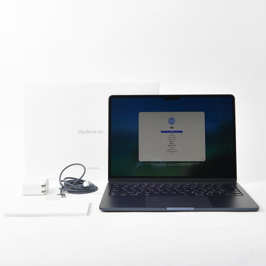 ◆美品◆MacBook Air M2／ミッドナイト／最大容量95%／A2681