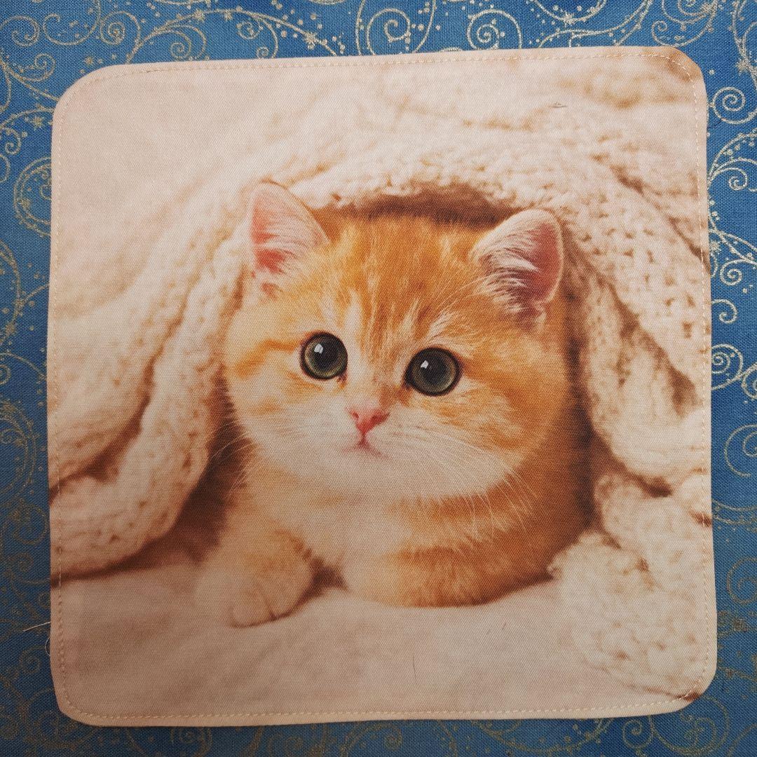 ご確認用　KeMi　ハンカチ　ねこちゃん柄ハンドメイド2/19