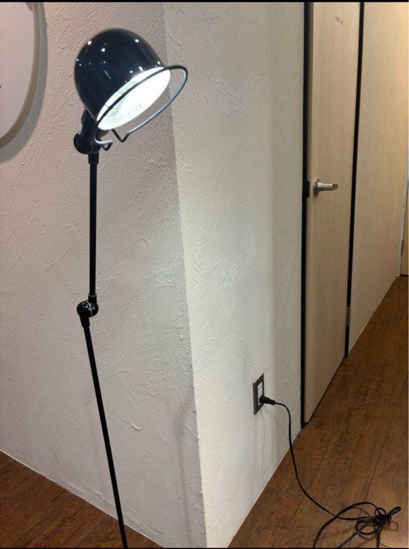 1950 ジェルデ　ブラック フロアスタンド ランプ