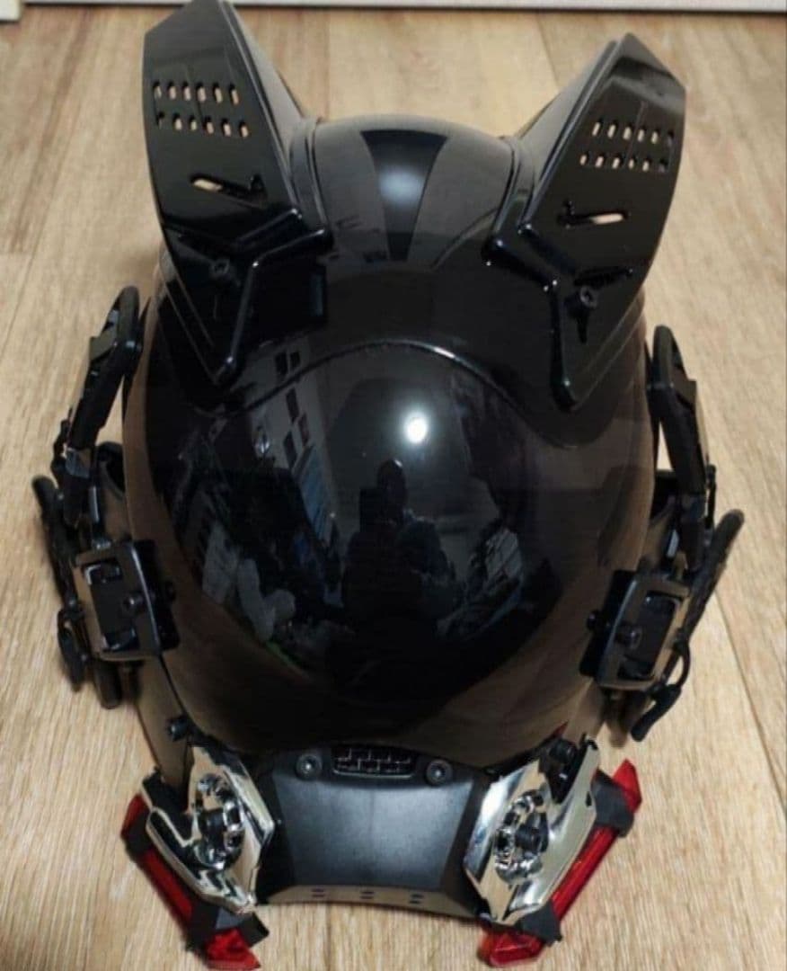 ED点滅ディスプレイ式フェイスガード