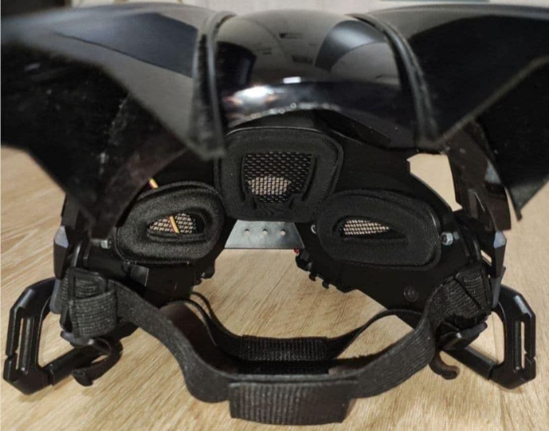 ED点滅ディスプレイ式フェイスガード