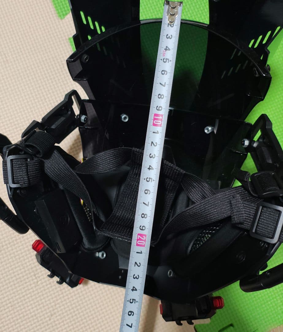 ED点滅ディスプレイ式フェイスガード