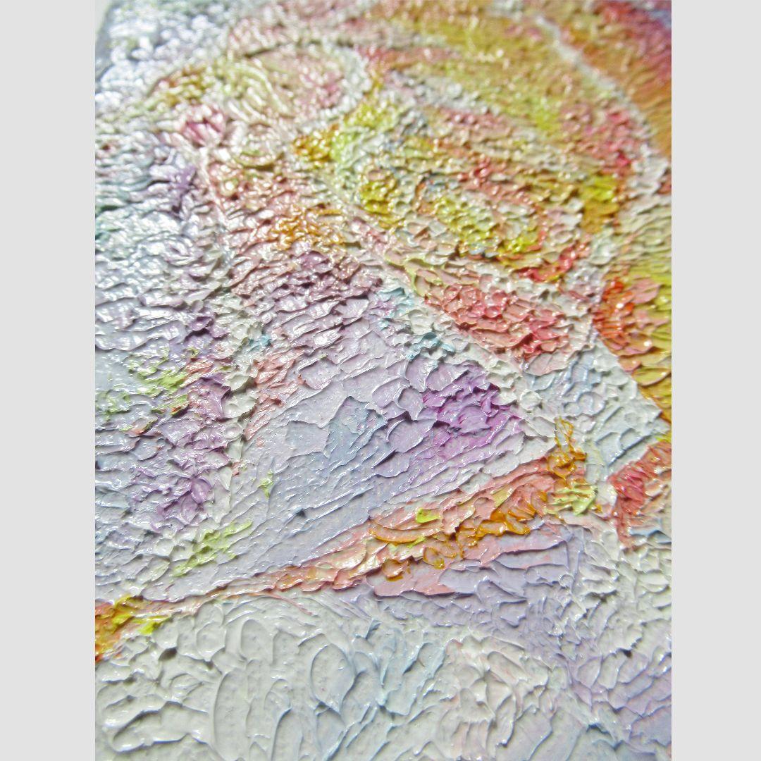 [匿名で配送] 一点もの ラナンキュラス 花 油絵 油彩 絵